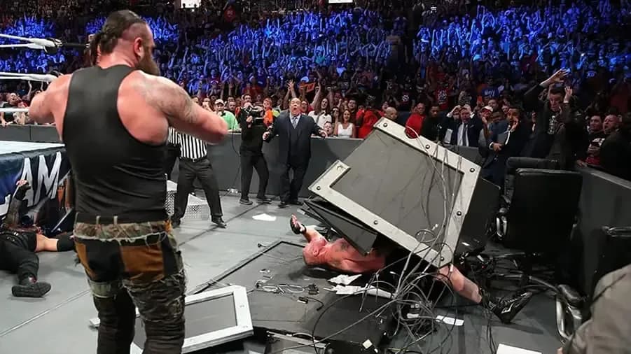 braun strowman brock lesnar summerslam 2017