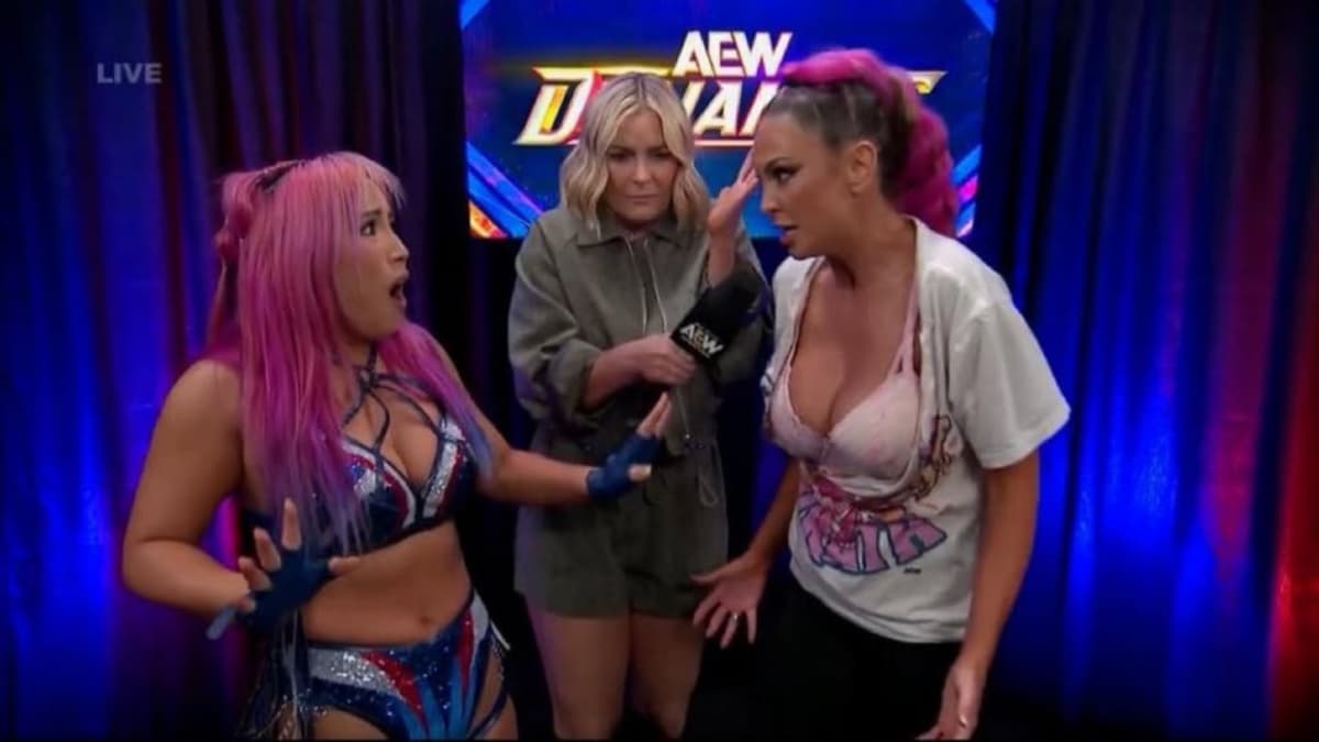 Mina Shirakawa and Harley Cameron on AEW Dynamite