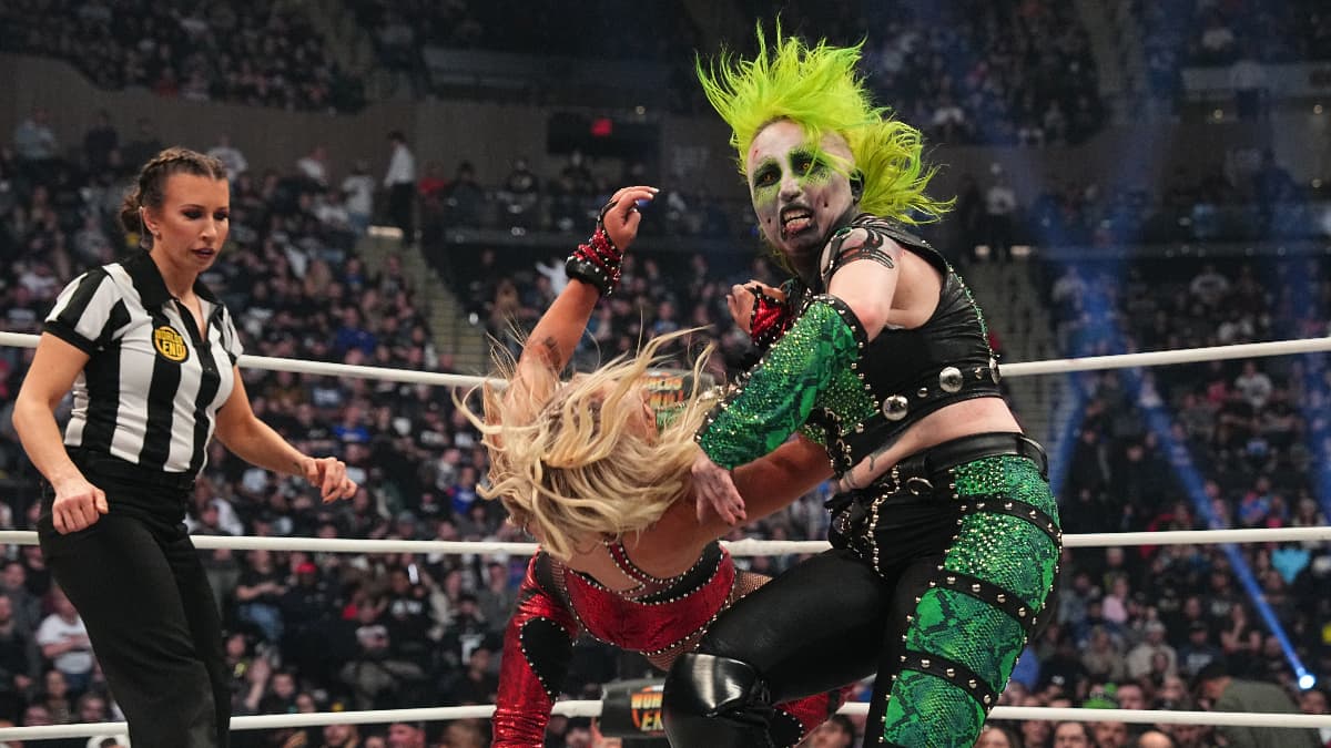 Abadon at AEW Worlds End 2023