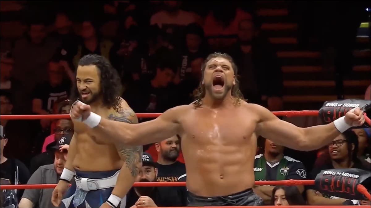 Cal Bloom roaring in ROH 