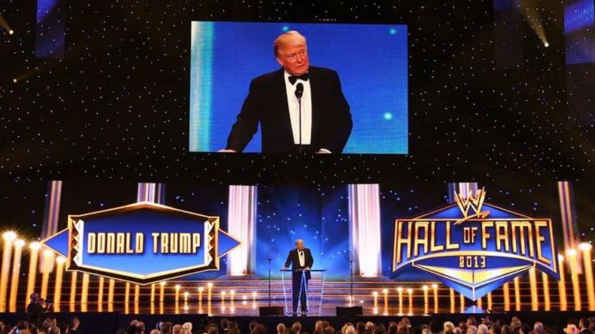 Donald Trump WWE Hall Of Fame speech 