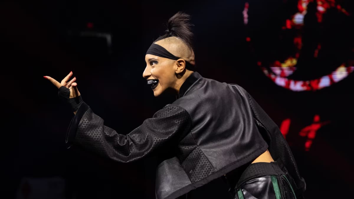 Janai Kai in a black jacket