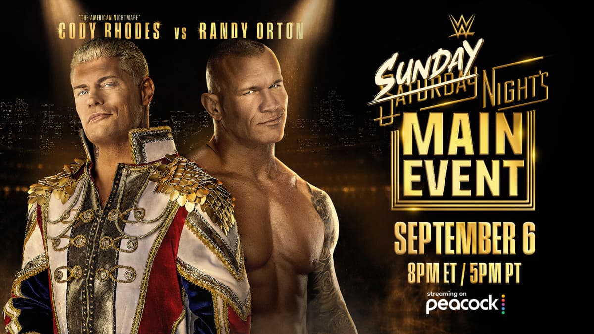 Graphic for WWE Sunday Night's Main Event with Randy Orton vs. Cody Rhodes