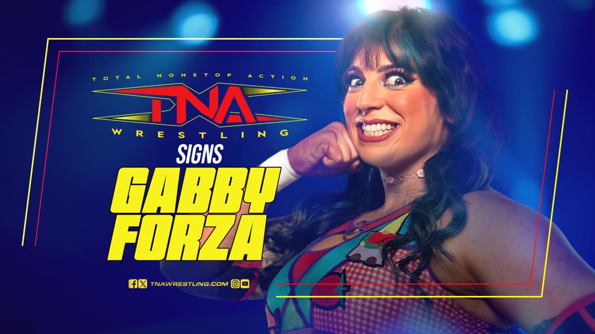 Gabby Forza signs with TNA graphic