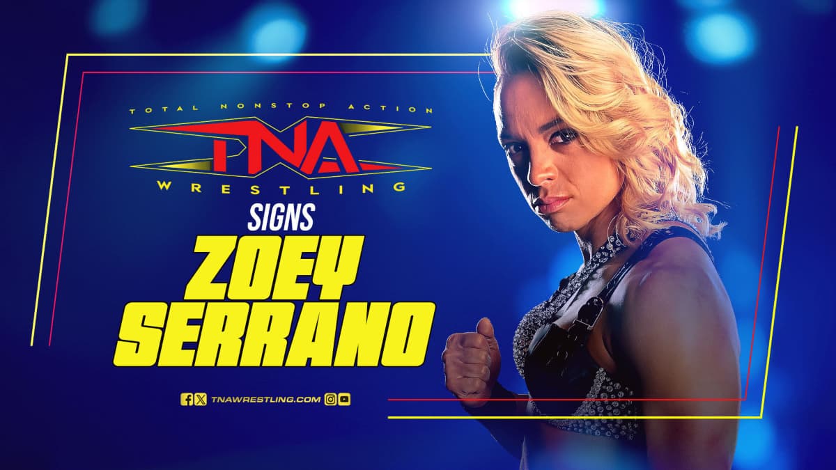 TNA signs Zoey Serrano graphic