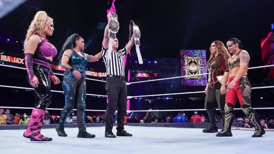 WWE Women-s Tag Team Championship match - WrestleMania 37.jpg