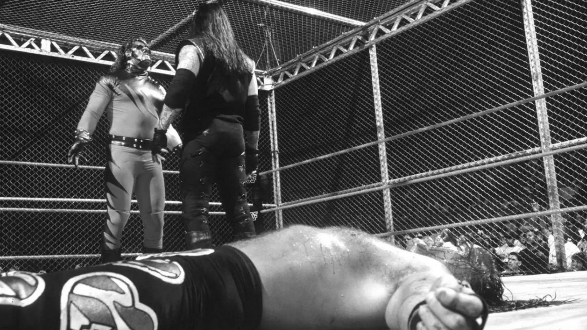 10412 the undertaker kane shawn michaels badd blood 1997