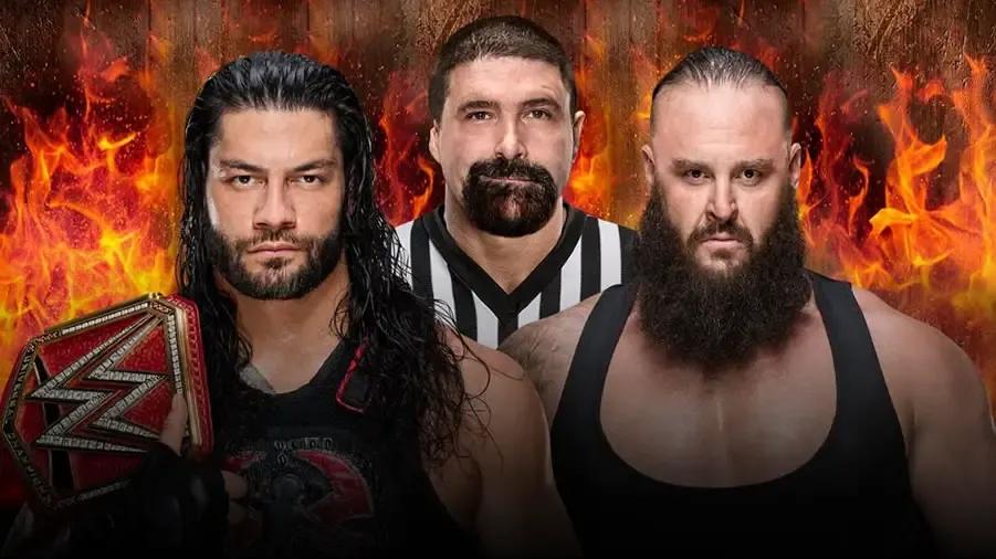 mick foley roman reigns braun strowman hell in a cell 2018