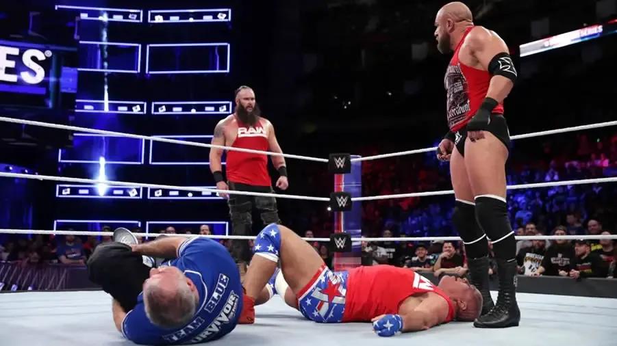 triple h braun strowman kurt angle shane mcmahon survivor series 2017