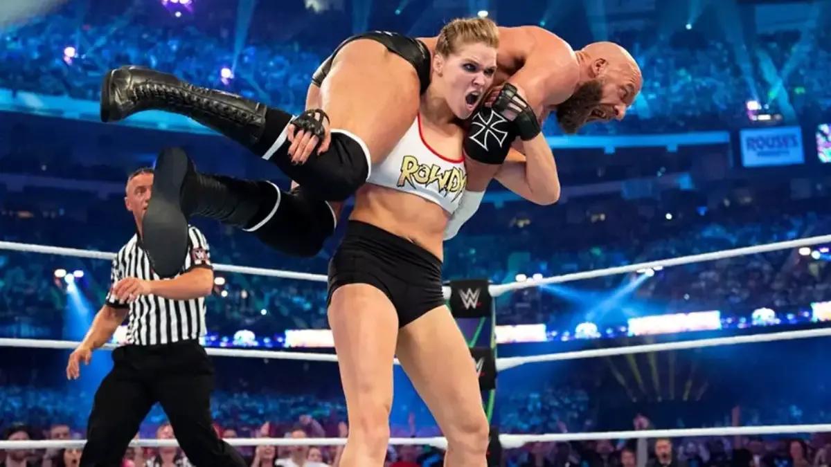 13830 ronda rousey triple h wrestlemania 34