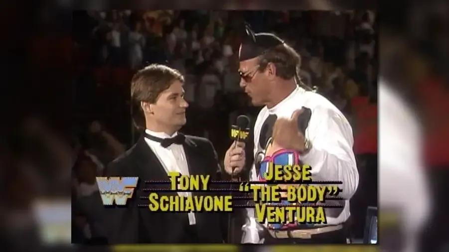 tony schiavone jesse ventura royal rumble 1990