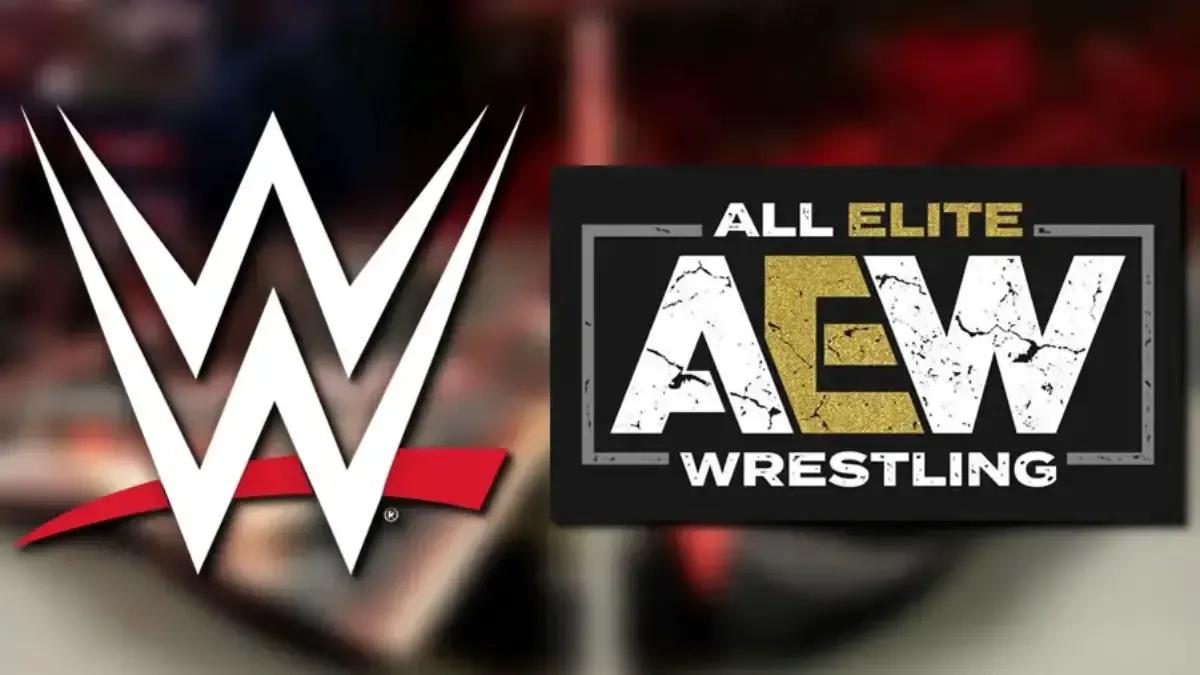 wwe aew logos