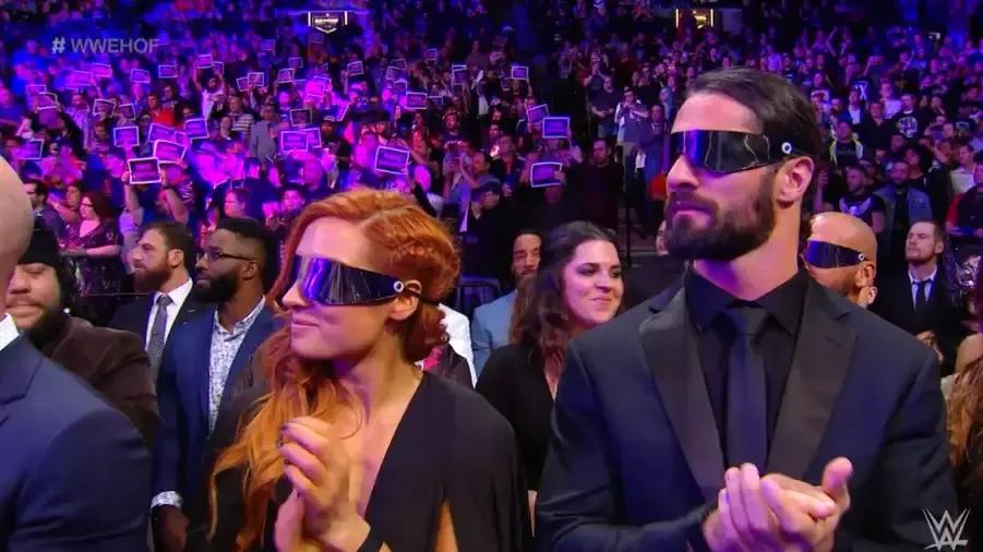 becky lynch seth rollins wwe hall of fame