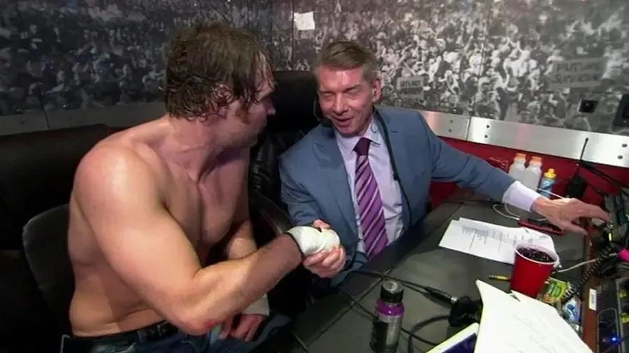 dean ambrose vince mcmahon