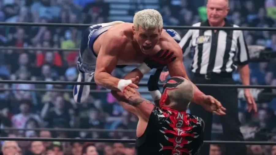 cody rhodes dustin rhodes goldust aew double or nothing