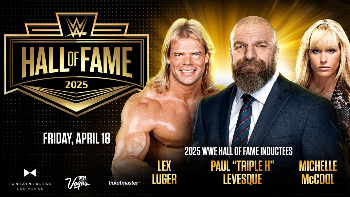 Graphic for WWE Hall Of Fame 2025