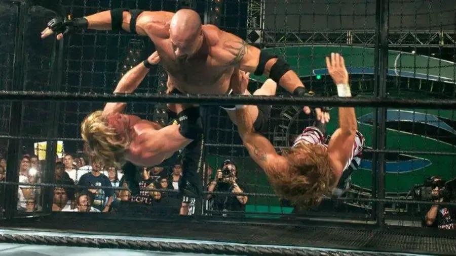 Goldberg, Chris Jericho, Shawn Michaels