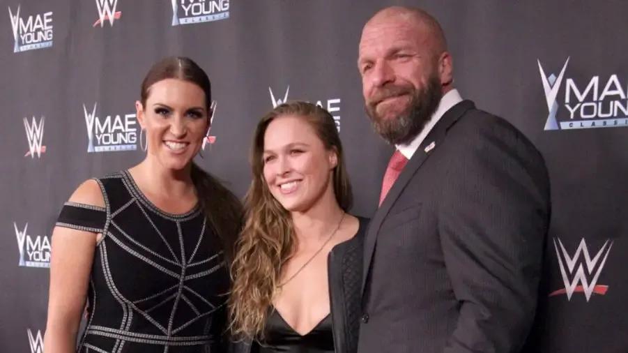ronda rousey stephanie mcmahon triple h