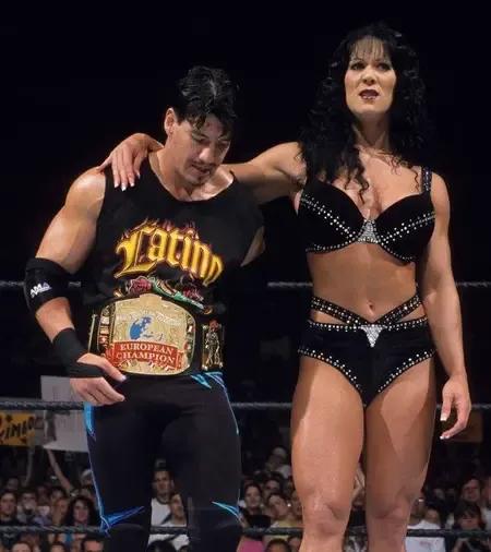 5. eddie guerrero as wwe european champion with chyna