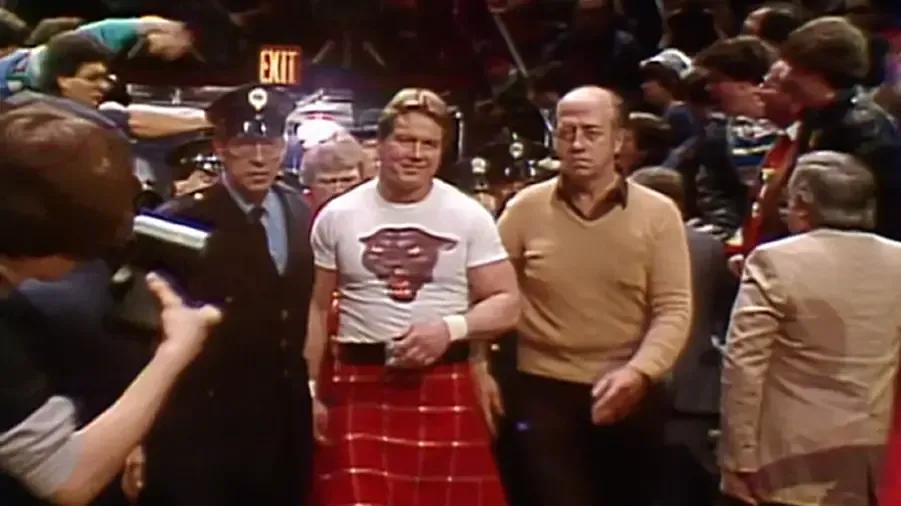 roddy piper wrestlemania I entrance.fw