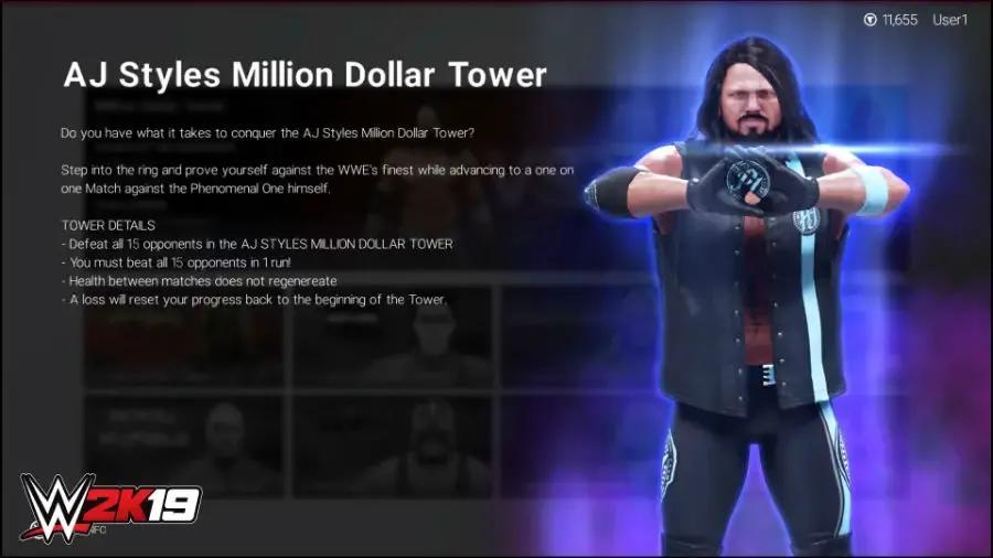 Tower Mode WWE 2K19