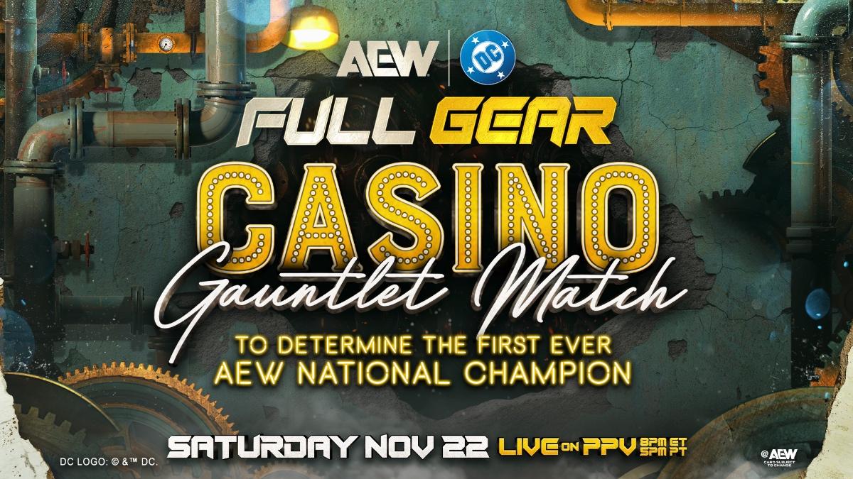Graphic for AEW Full Gear Casino Gauntlet