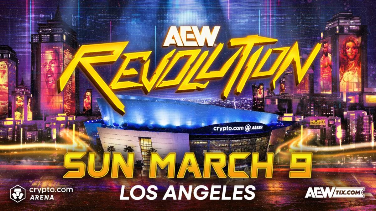 AEW Revolution 2025 promotional poster 