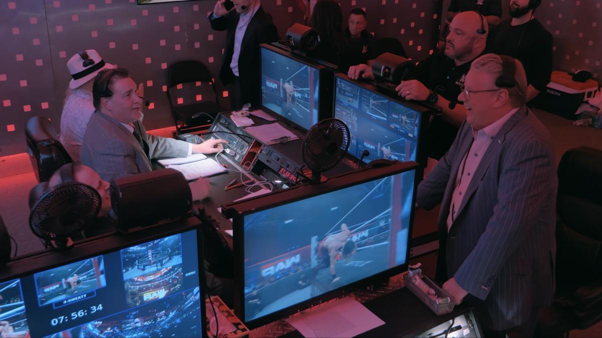 Abyss looking at Bruce Prichard at WWE Raw Gorilla Position