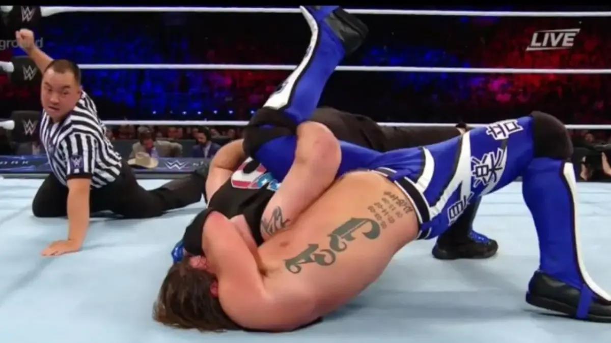 Aj styles kevin owens botch battleground 2017 2