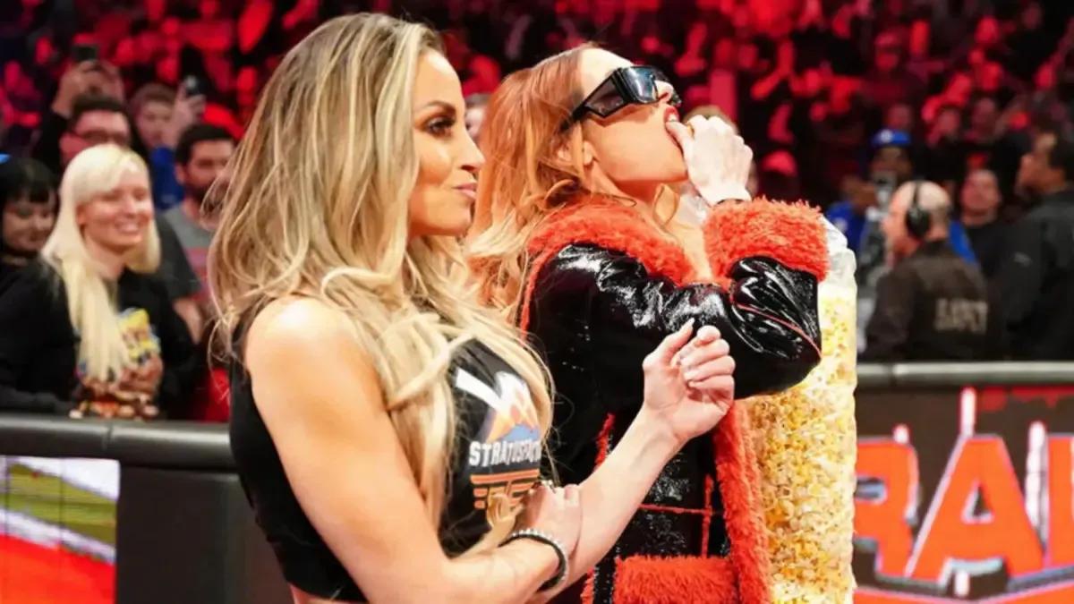 Becky Lynch and Trish Stratus WWE RAW.jpg