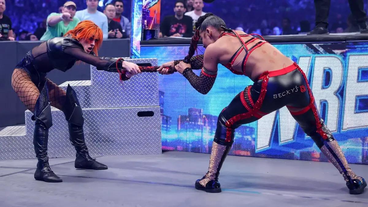 Becky lynch bianca belair wrestlemania 38 braid battle