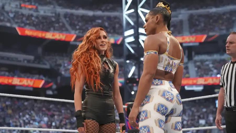 Bianca belair becky lynch wwe summerslam 2021 august