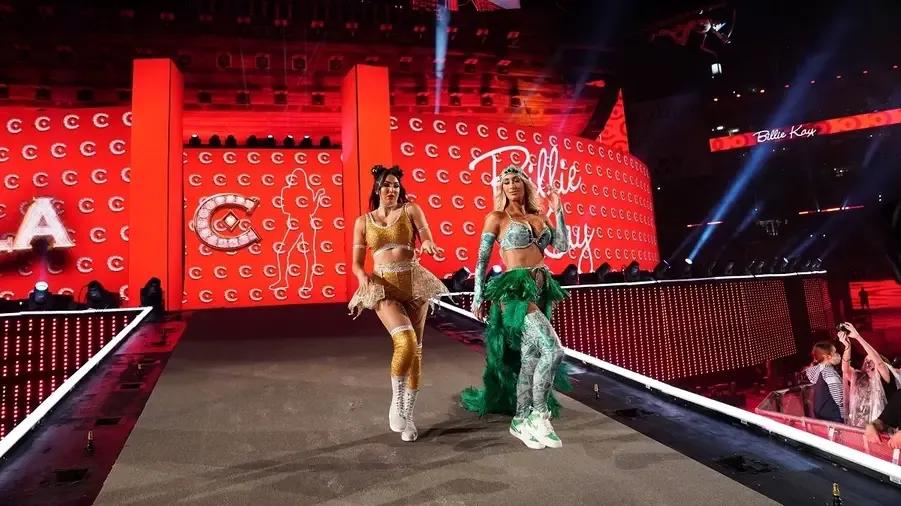 Billie Kay- Carmella- WWE WrestleMania 37.jpg