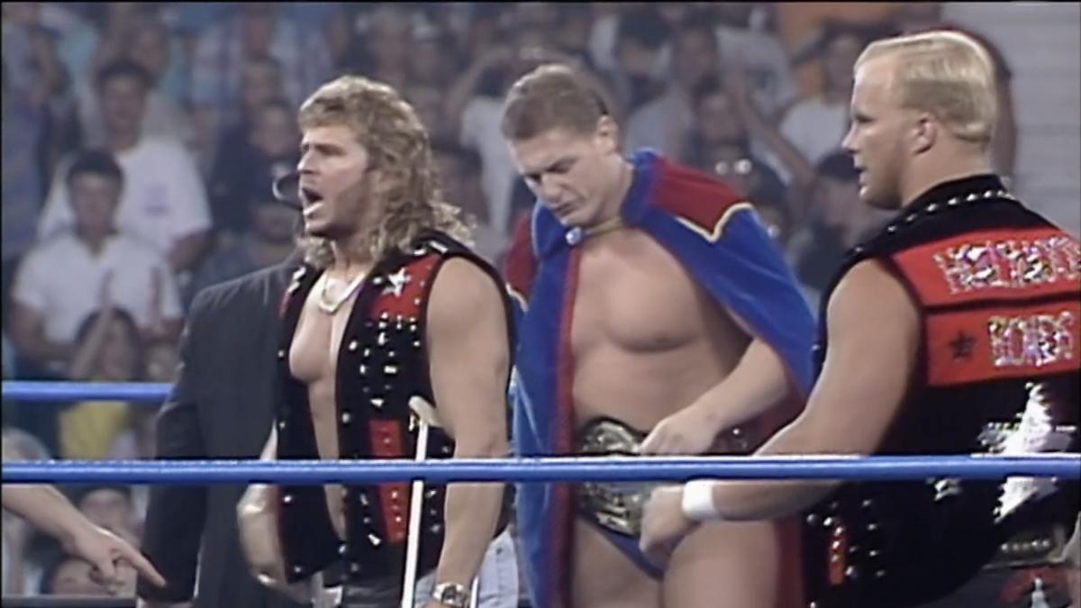 Brian Pillman and Lord Steven Regal at WCW Clash of the Champions XXIV