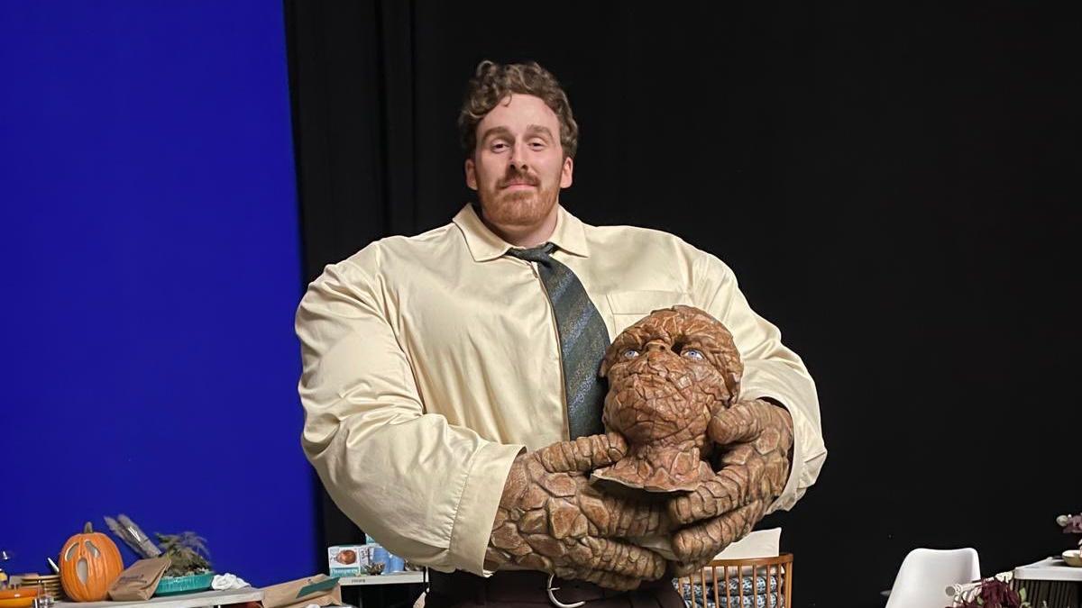 Charles Crowley dressed as The Thing
