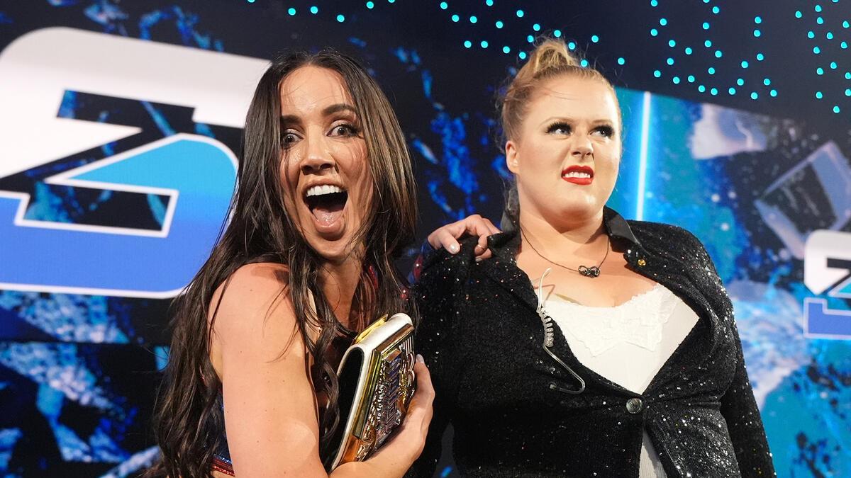 Chelsea Green with Piper Niven on WWE SmackDown