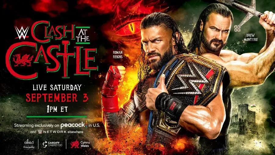 Clash at the Castle Poster Roman Reigns Drew McIntyre.jpg