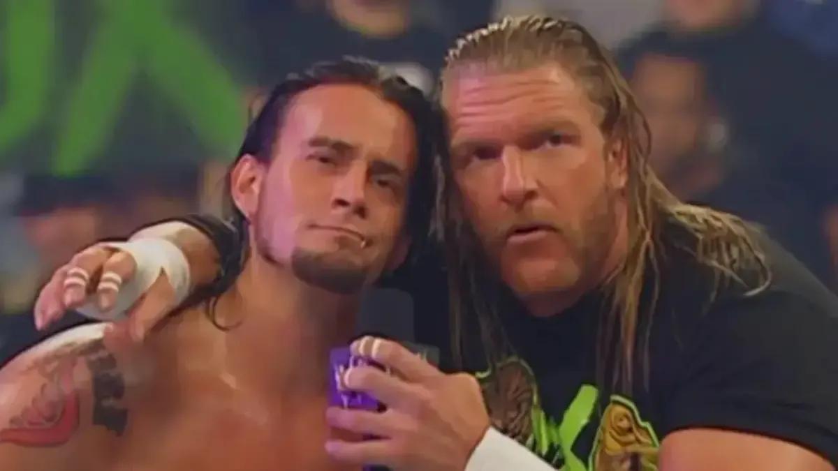 Cm punk triple h survivor series 2006