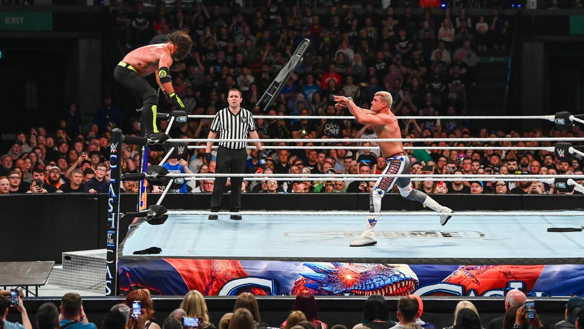 AJ Styles Cody Rhodes Clash at the Castle 2024