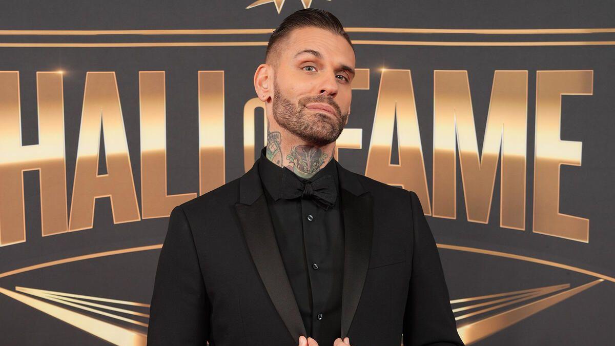 Corey Graves at the WWE Hall of Fame