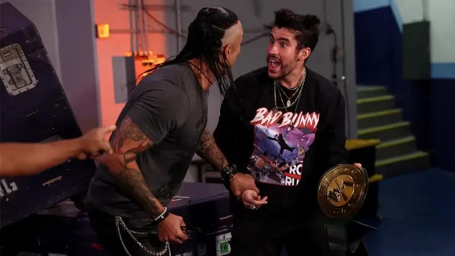 Damien Priest and Bad Bunny win the 247 Championship on WWE RAW.jpg