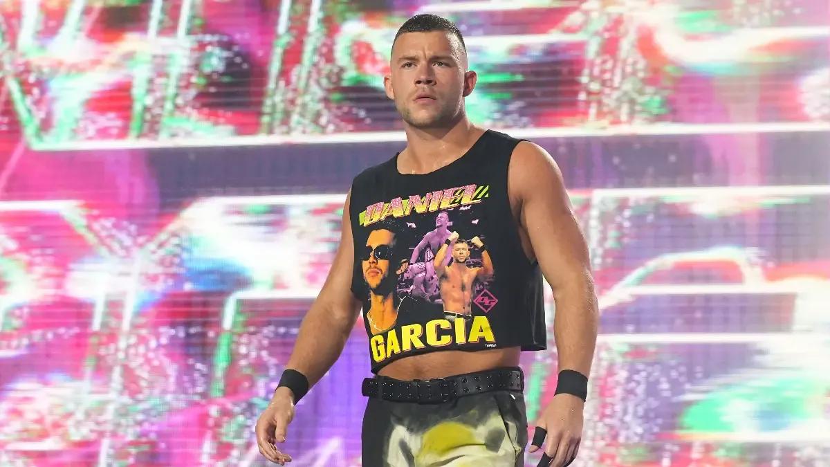 Daniel Garcia makes his AEW entrance in February of 2024.