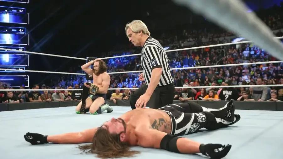 Daniel bryan wins wwe title aj styles 2018