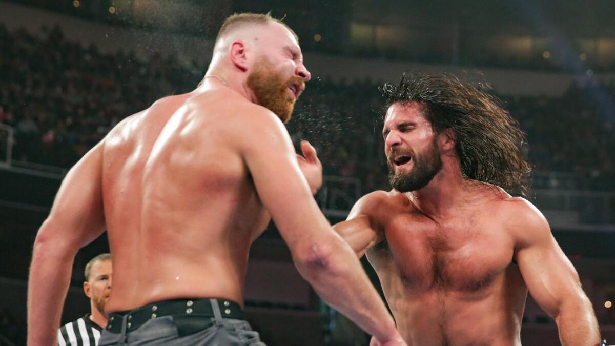 Dean Ambrose Seth Rollins at WWE TLC 2018