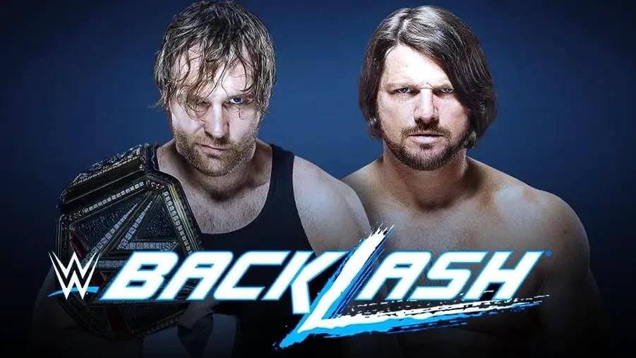 Dean ambrose aj styles wwe backlash 2016 graphic