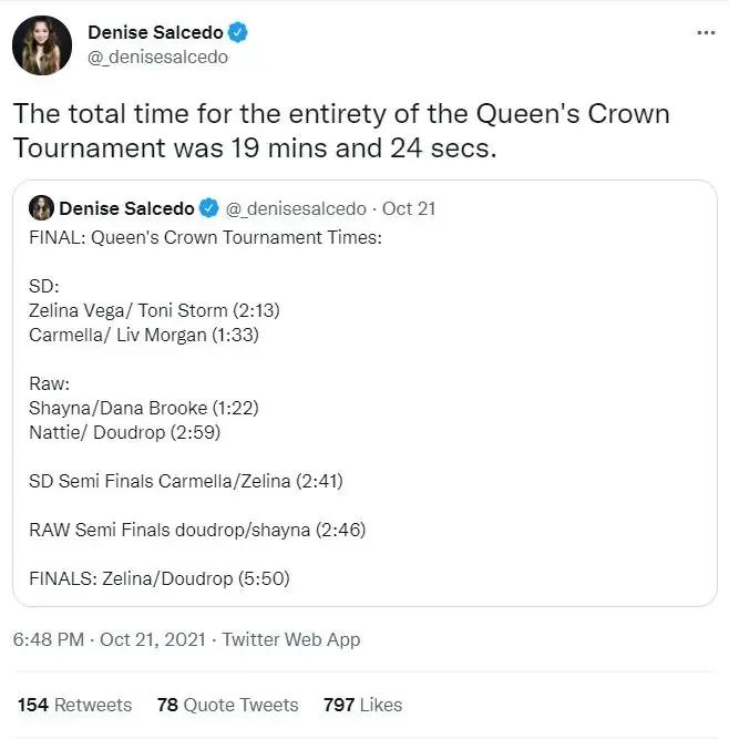 Denise salcedo tweet queen s crown