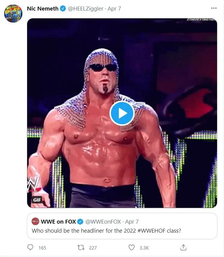 Dolph ziggler scott steiner tweet