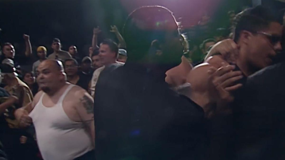 Invasion of XPW at ECW Heat Wave 2000 with security moving away Kid Kaos