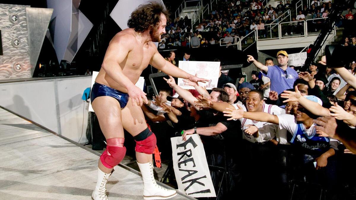 Eugene making his entrance on WWE Raw in 2004