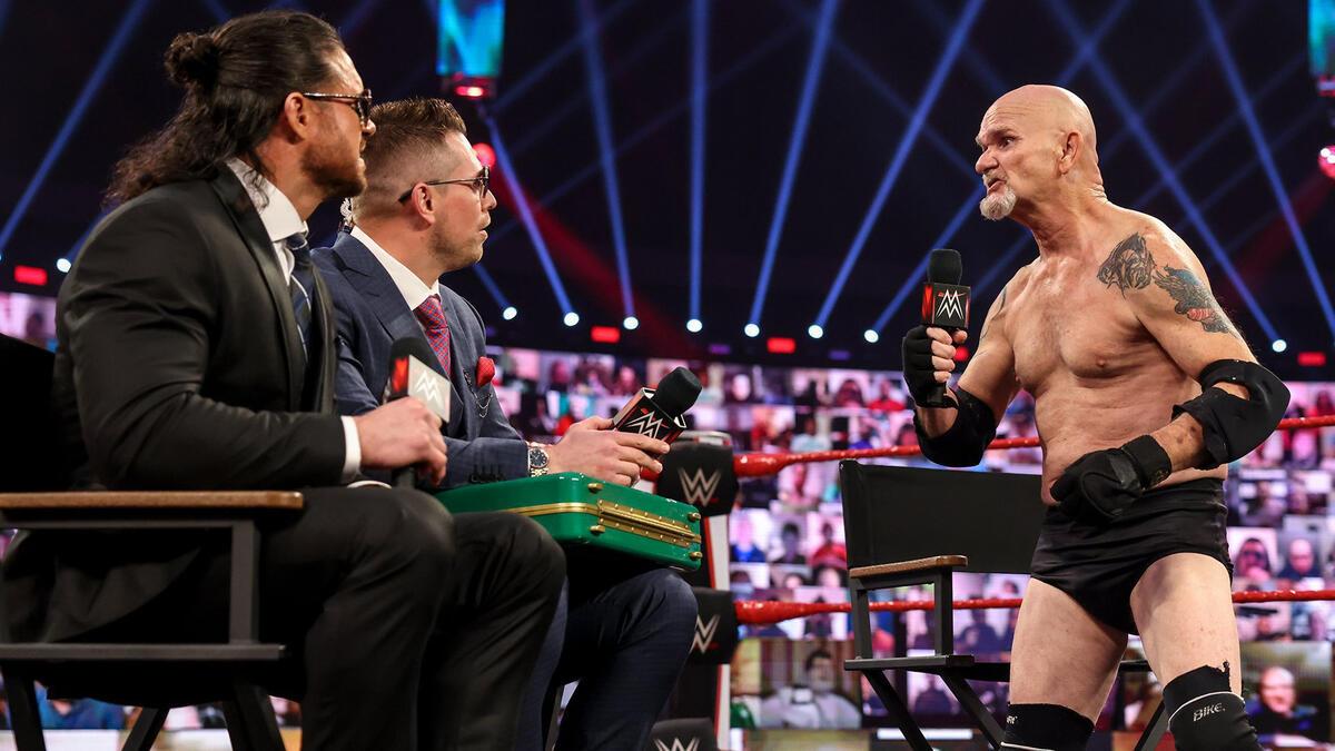 Gillberg with Miz and Morrison on January 18, 2021 episode of WWE Raw